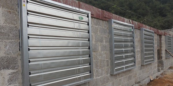 養殖廠房通風降溫設備用[ZLG理工]風機水簾環境好、空氣好