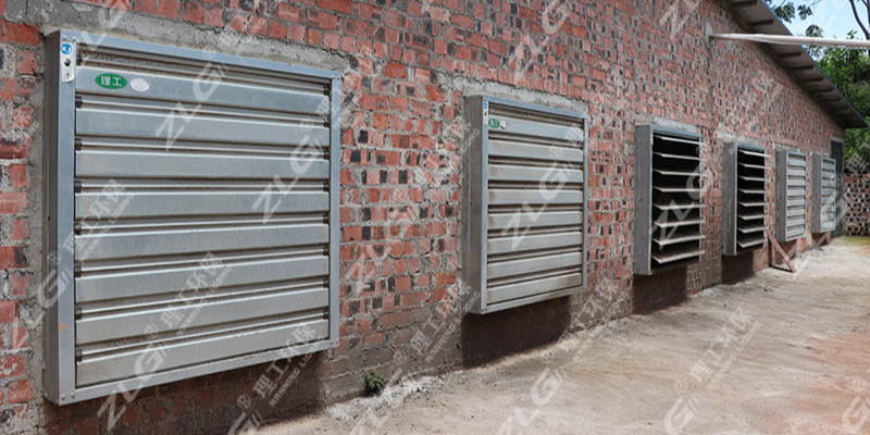 養殖場負壓風機通風降溫，水簾負壓風機批發