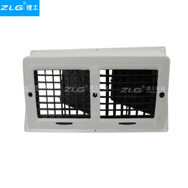 冷風機管道雙聯側出風口水冷空調風管塑料擺頁環保空調配件