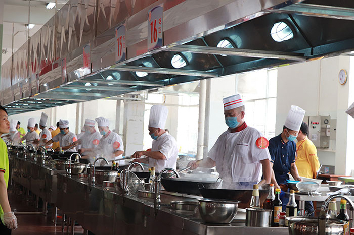 2018廣西高校烹飪大賽現場