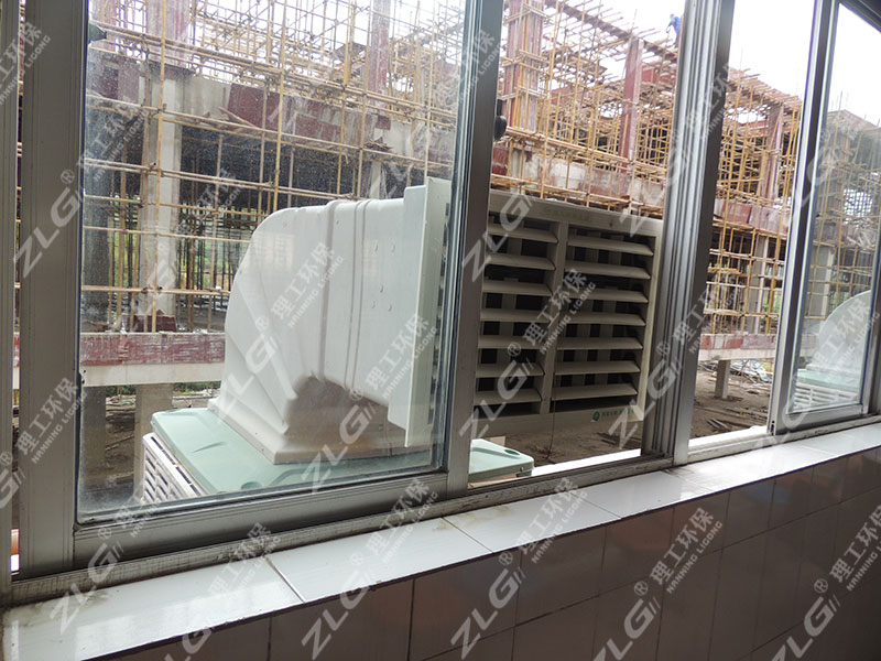 食堂冷風(fēng)機(jī)安裝案例