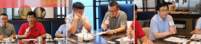 梁勇會(huì)長(zhǎng)、黨支部書記韋德蓋、商會(huì)執(zhí)行會(huì)長(zhǎng)陳政培